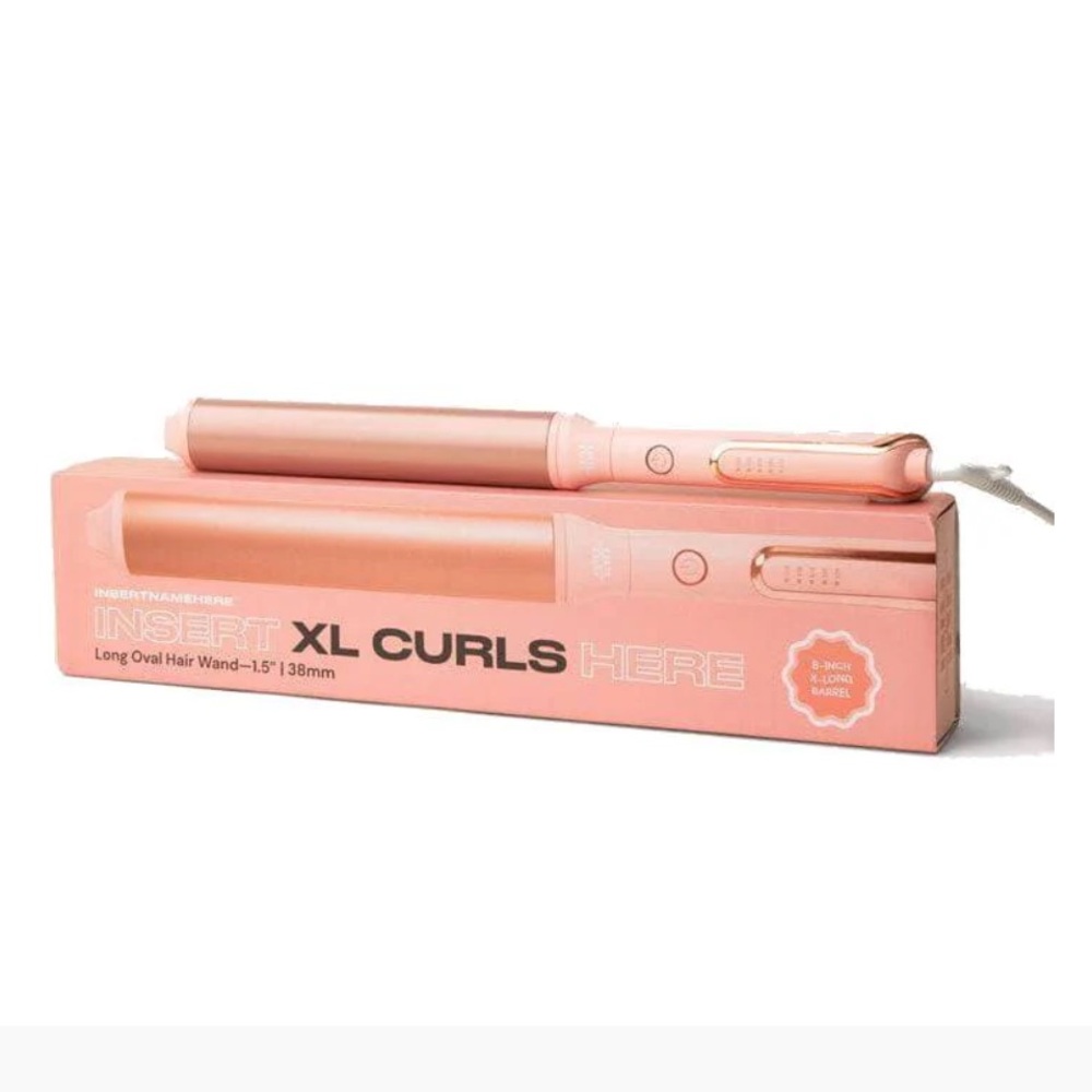 Insert XL Curls Here Long Oval Hair Wand - 1.5”